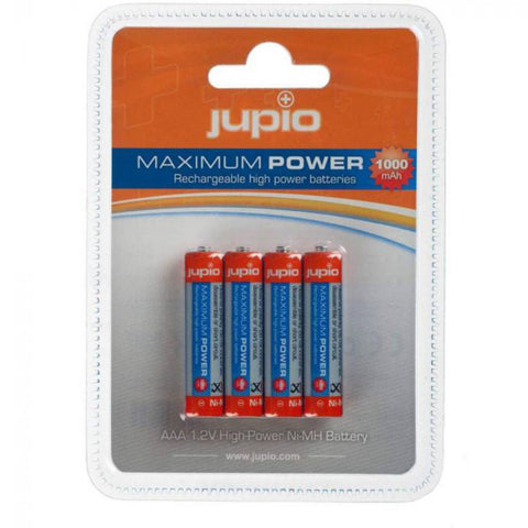 Jupio Rechargeable Battery Aaa 1000 Mah 4 Pk