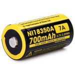 Nitecore Li Ion Rechargeable Battery Button Top 18350 3.7 V 16340 (7000 Mah)