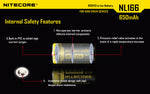 Nitecore Li Ion Rechargebale Battery Rcr123 A (3.7 V, 650m Ah)