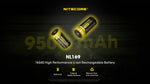 Nitecore Li Ion Rechargeable 16340 Battery 950 Mah 3.6 V