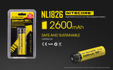 Nitecore Li Ion Rechargeable Battery 18650 (3.7 V 2600m Ah)