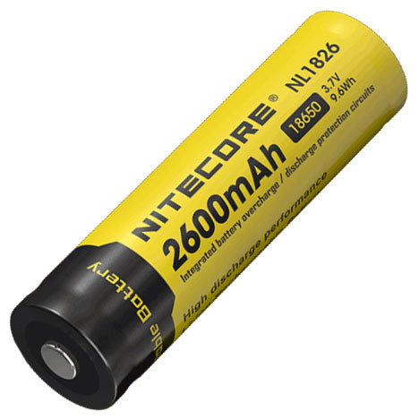 Nitecore Li Ion Rechargeable Battery 18650 (3.7 V 2600m Ah)