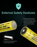 Nitecore Li Ion Rechargeable 18650 Battery 3600 Mah 3.6 V