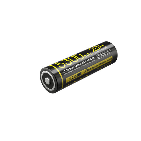 Nitecore Li Ion Rechargeable 21700 Battery 5300 Mah 3.6 V