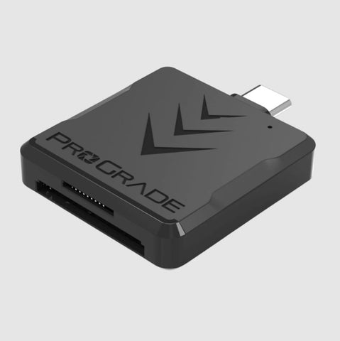 Prograde Digital Card Reader Mobile Dual Slot Micro Sdhc / Sdxc Uhs Ii Usb C Pgm0.5