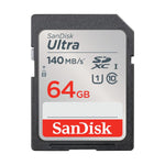 Sandisk Ultra Sdhc 64 Gb Up To 140 Mb/S Sd Card Class 10
