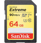 Sandisk Extreme Sdxc 64 Gb Up To 150 Mb/S Sd Card Class 10 U3 V30
