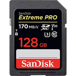 Sandisk Extreme Pro Sdxc 128 Gb Up To R170 Mb/S W90 Mb/S Sd Card Uhs I V30