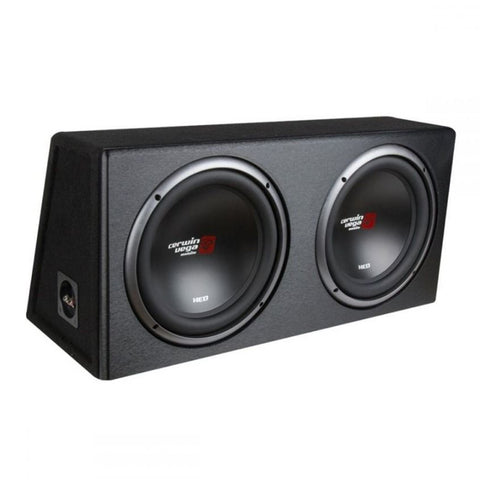 Cerwin Vega Dual 10" Xed Series 4 Ohm Svc Subwoofer Enclosure 1600 W Max / 450 W Rms