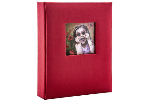 Kenro Aztec Mini Album Red 6x4" 36 photos