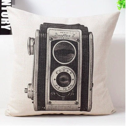 Vintage Camera Cushion