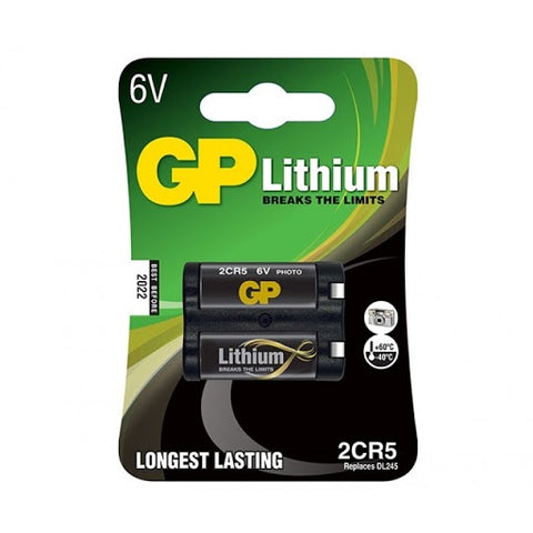 GP 2CR5 Lithium battery 1pk