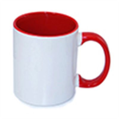 11oz Inner Coloured Mug Red