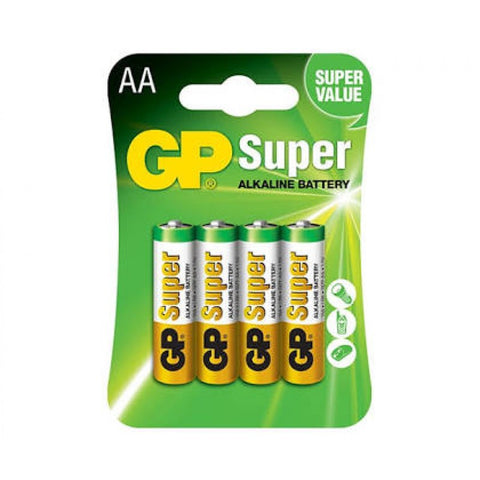 GP Super Alkaline AA 4pk