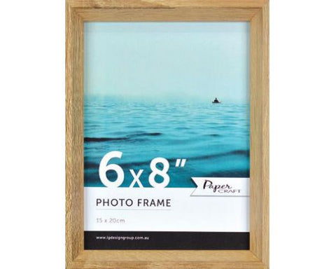 Photo Frame 6x8 Window Oak
