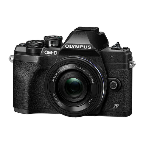 Olympus OM-D E-M10 Mark IV Black w 14-42mm EZ Lens