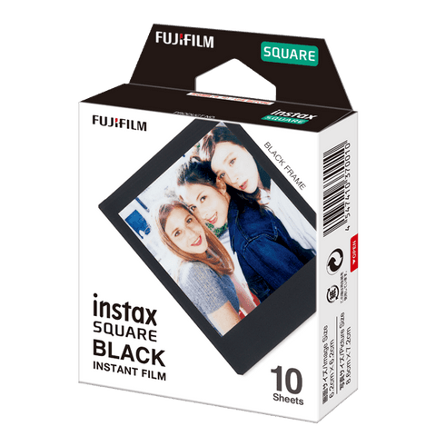 Fujifilm Instax Square film 10pk black